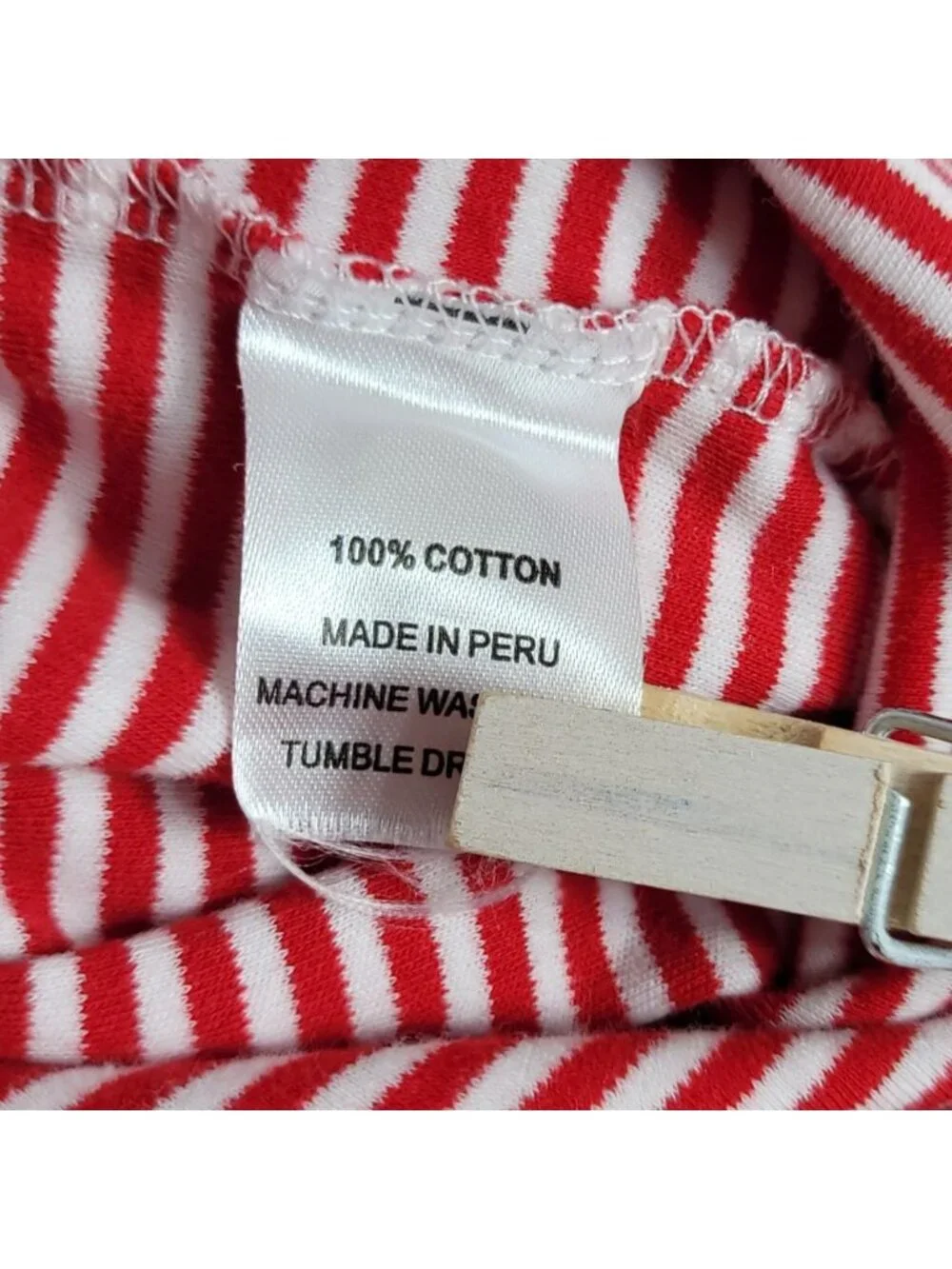 Little English Bodysuit Red White Striped 3M Romper Long Sleeve Collar Unisex